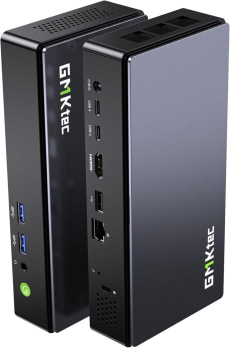 GMKtec K13 Mini PC AI Intel Ultra 7 256V (up to 4.8GHz) 16GB DDR5 1TB PCIe 4.0 SSD Gaming Mini Computer, 2X M.2 Expansion Slots, HDMI, USB4 Screen 8K Display